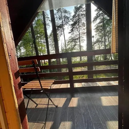 Letniskowy Nad Jeziorem, Las, Mazury Holiday home